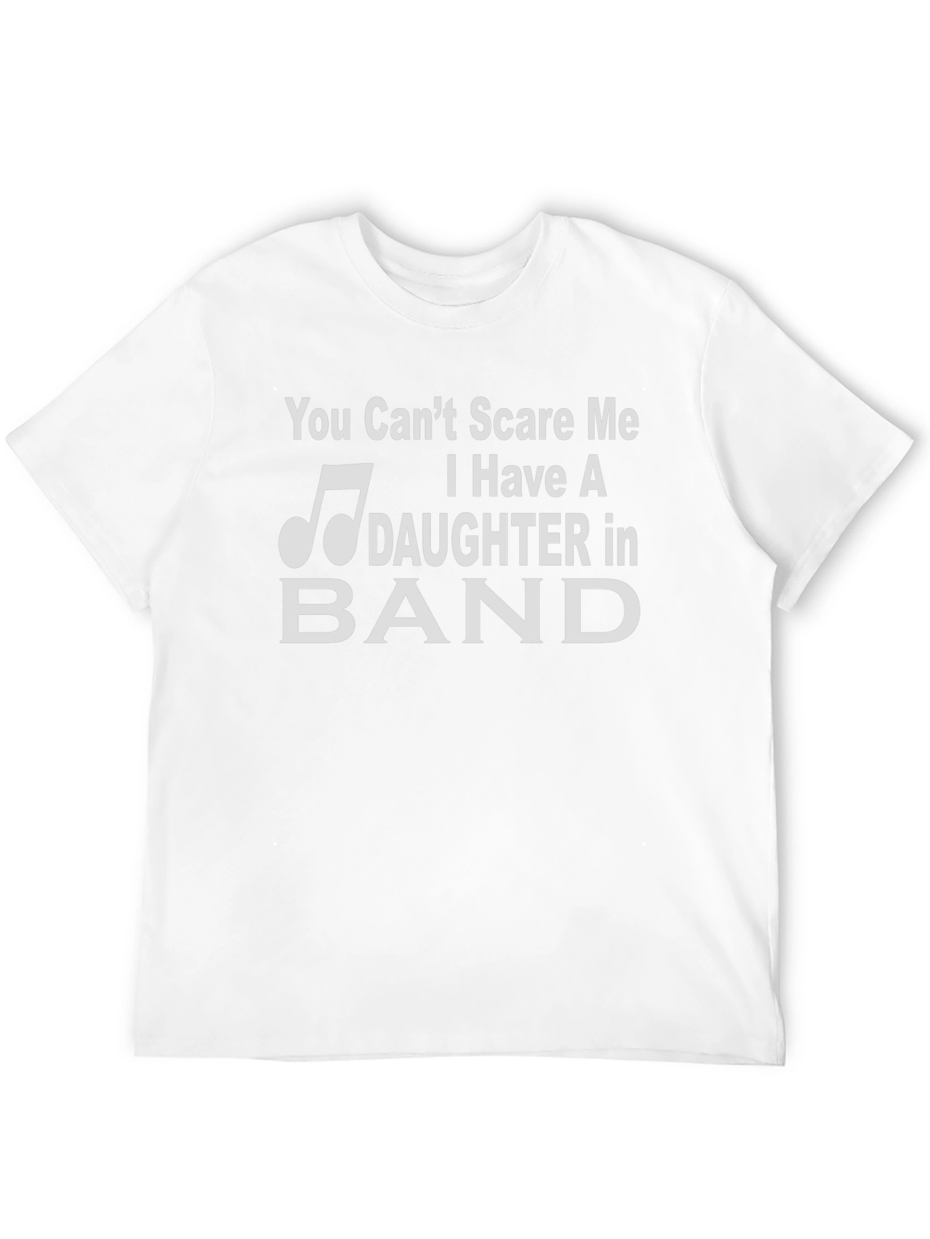 Dad Daughter Band T-Shirt - You Cant Scare Me