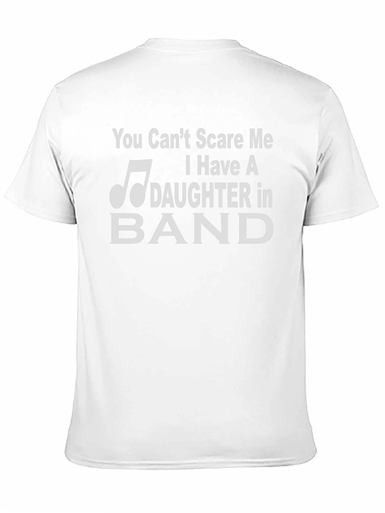 Dad Daughter Band T-Shirt - You Cant Scare Me