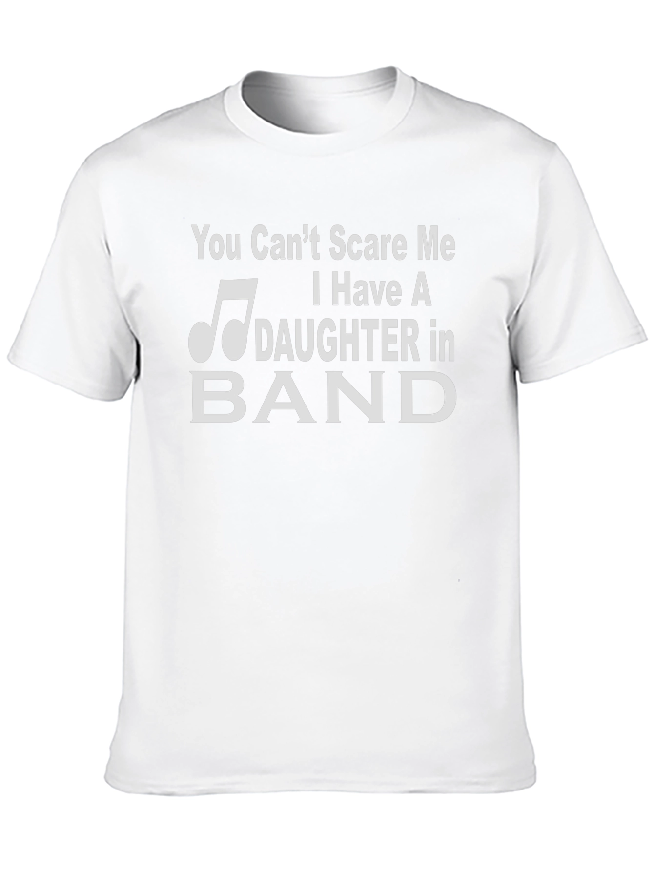 Dad Daughter Band T-Shirt - You Cant Scare Me