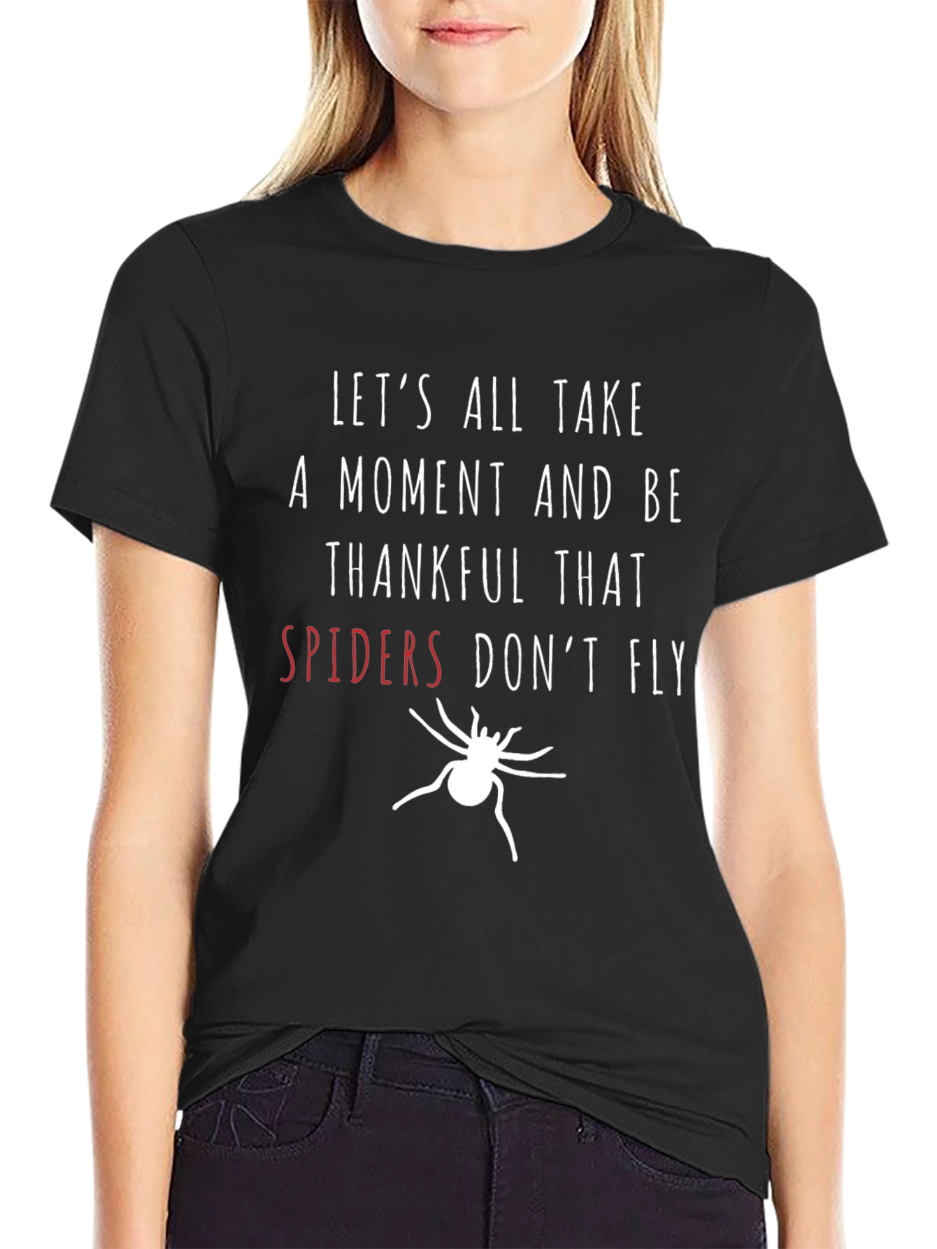 Spiders Dont Fly Graphic Tee