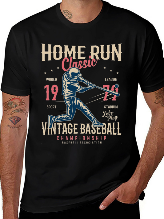 Vintage Baseball Home Run Classic T-Shirt
