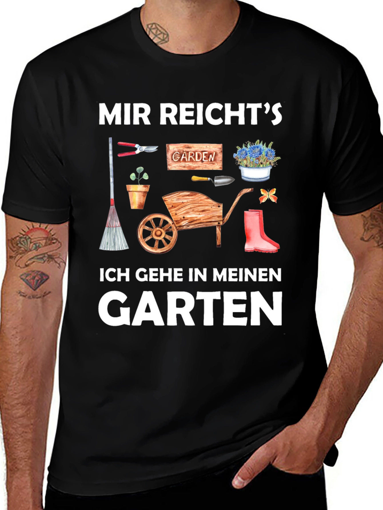 Gardener T-Shirt: Mir Reichts Ich Gehe in Meinen Garten