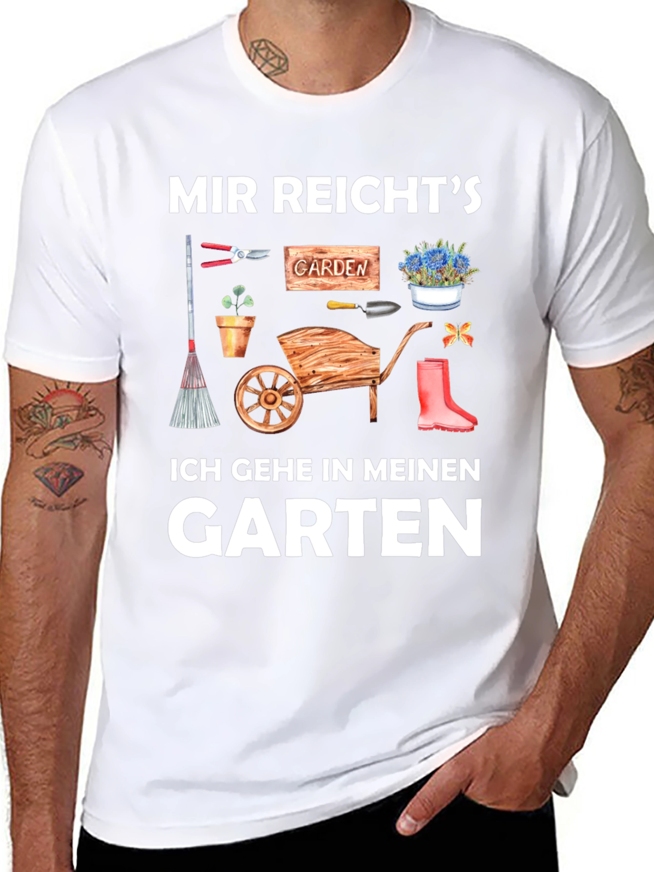 Gardener T-Shirt: Mir Reichts Ich Gehe in Meinen Garten