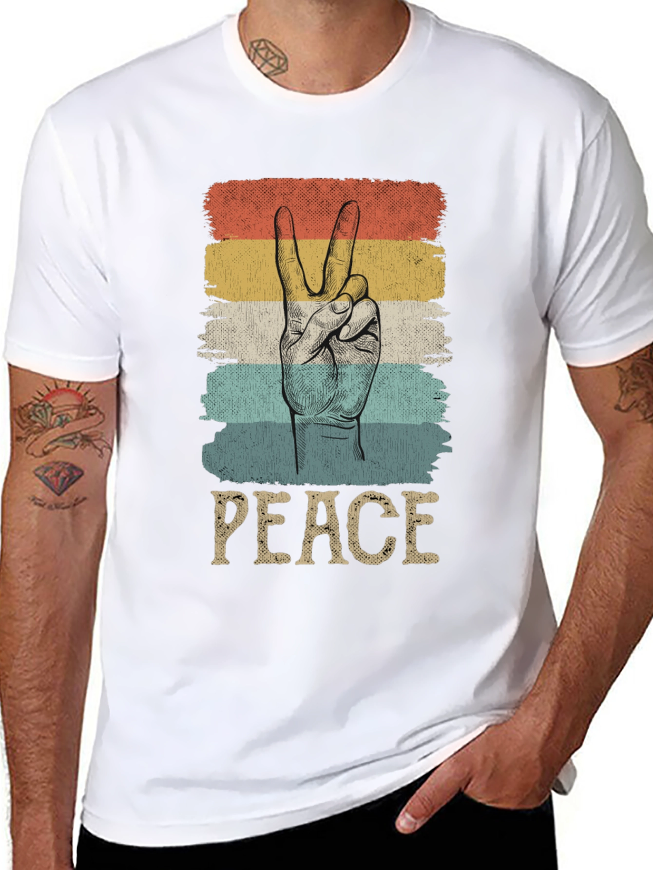 Retro Peace Sign T-Shirt