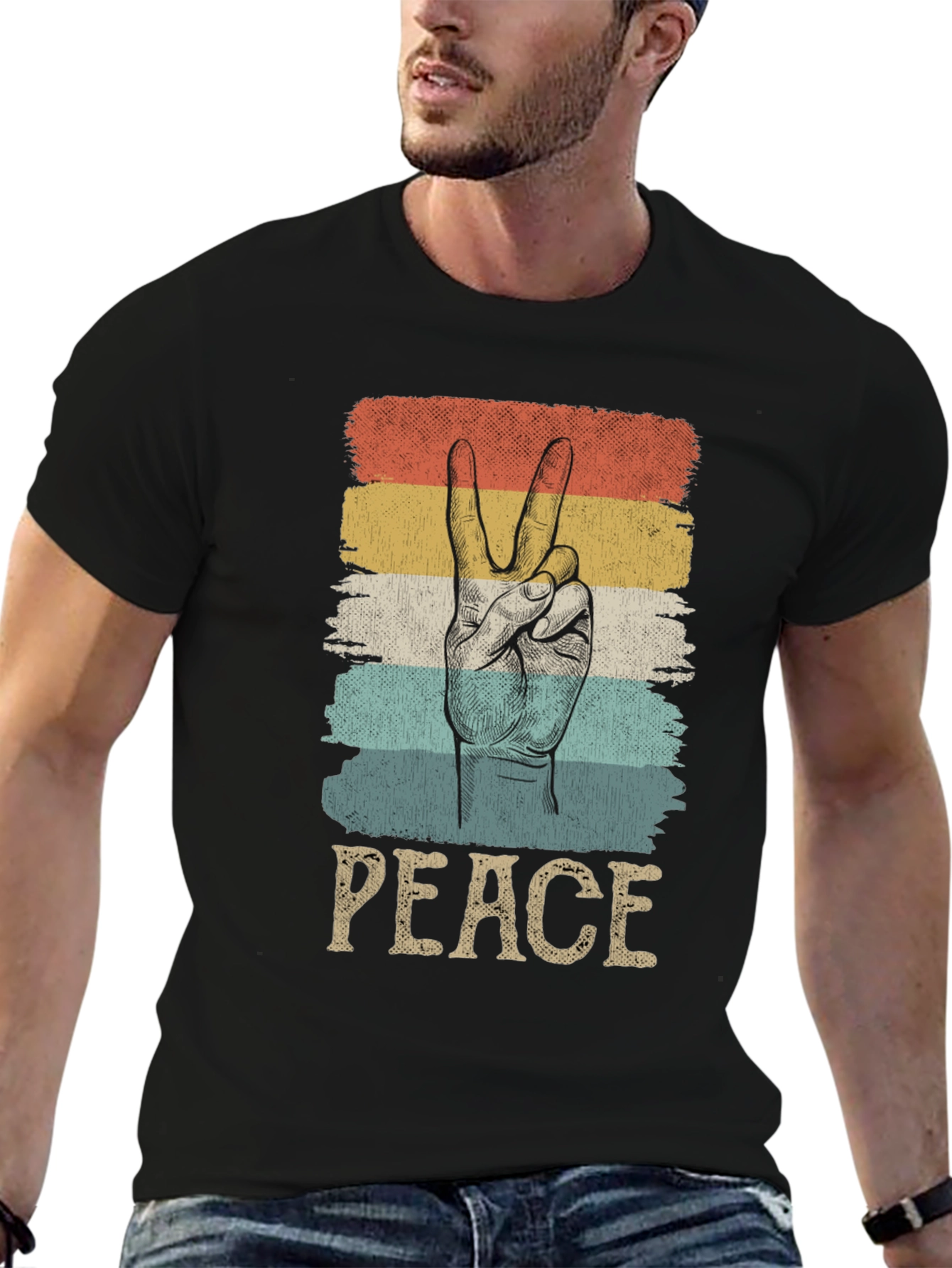 Retro Peace Sign T-Shirt