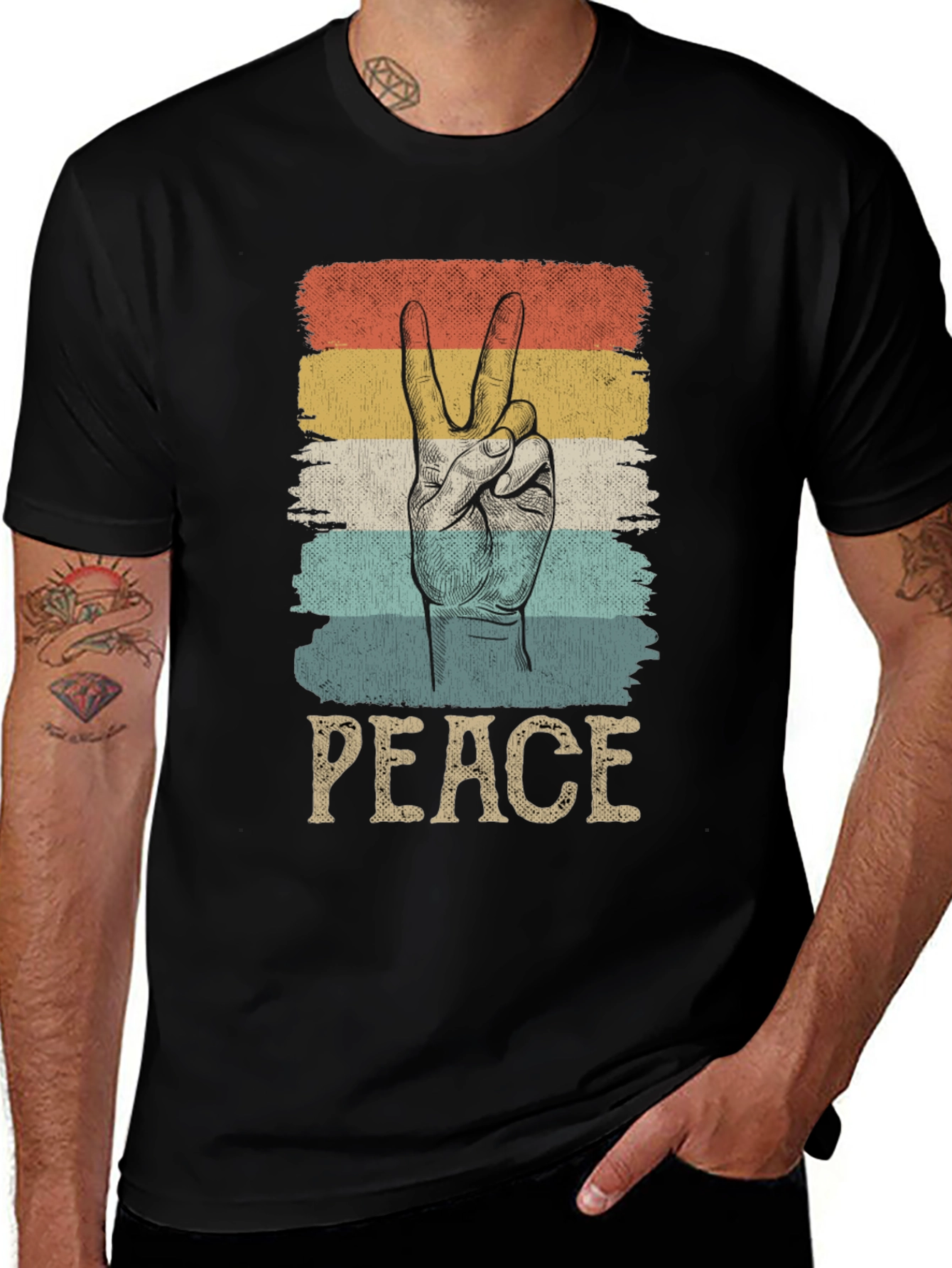 Retro Peace Sign T-Shirt