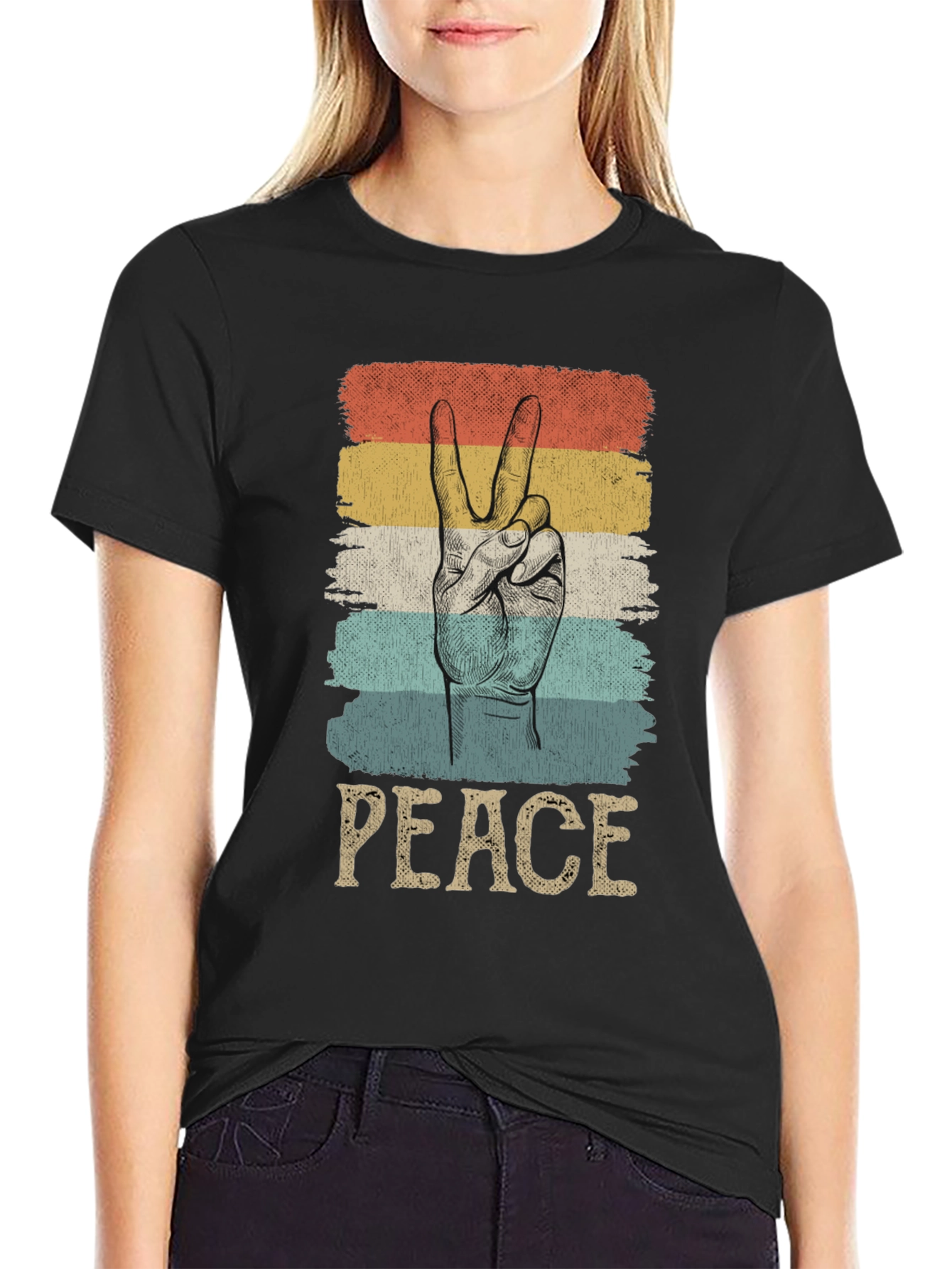 Retro Peace Sign T-Shirt