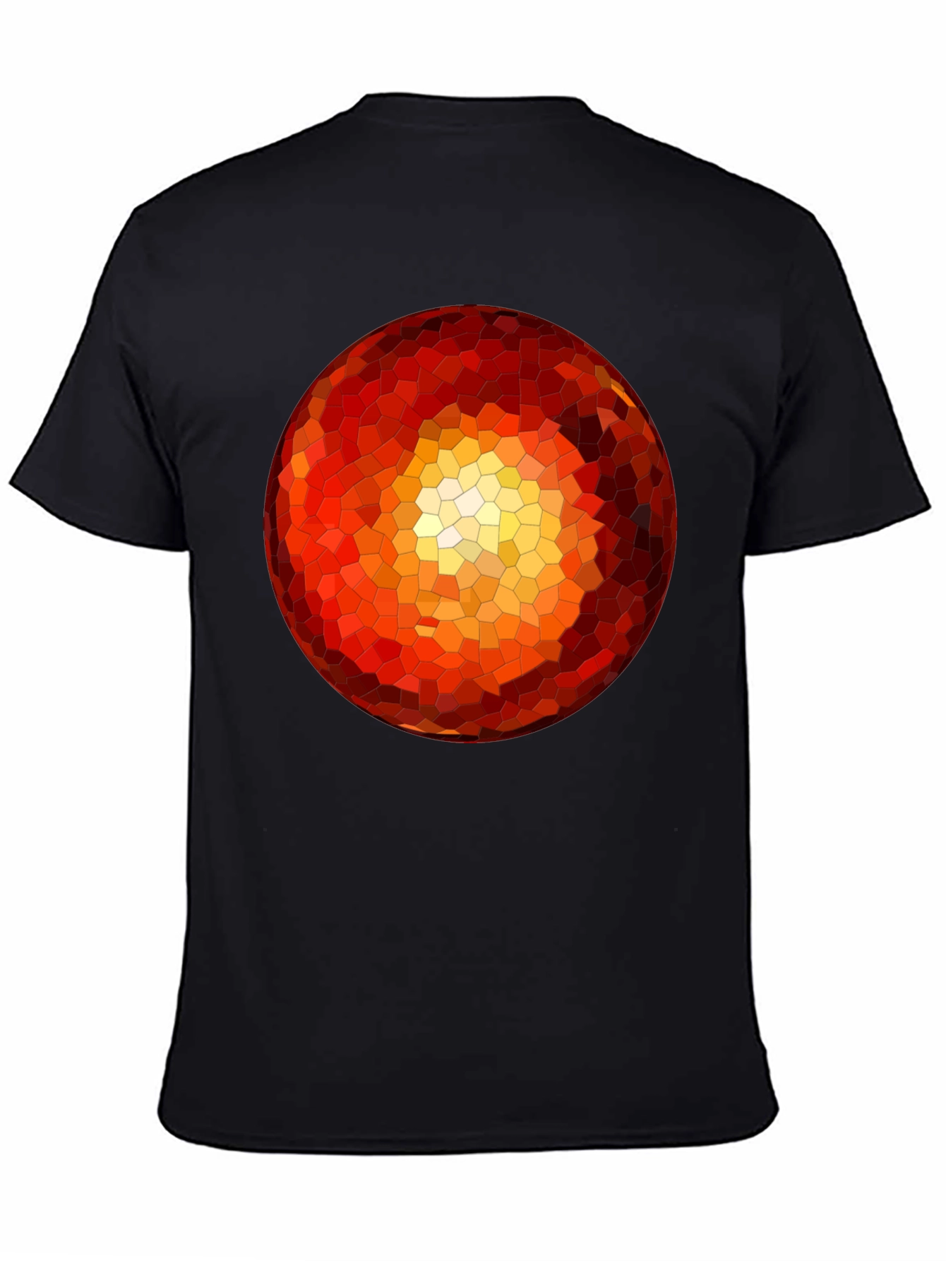 Geometric Orb Black T-Shirt