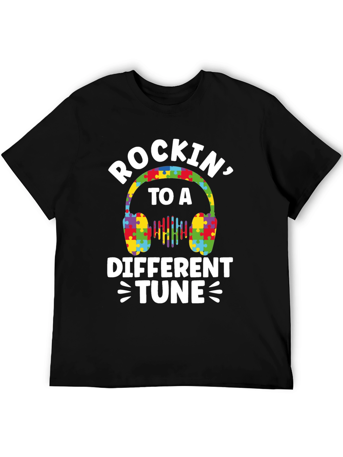 Rockin to a Different Tune Autism Awareness T-Shirt