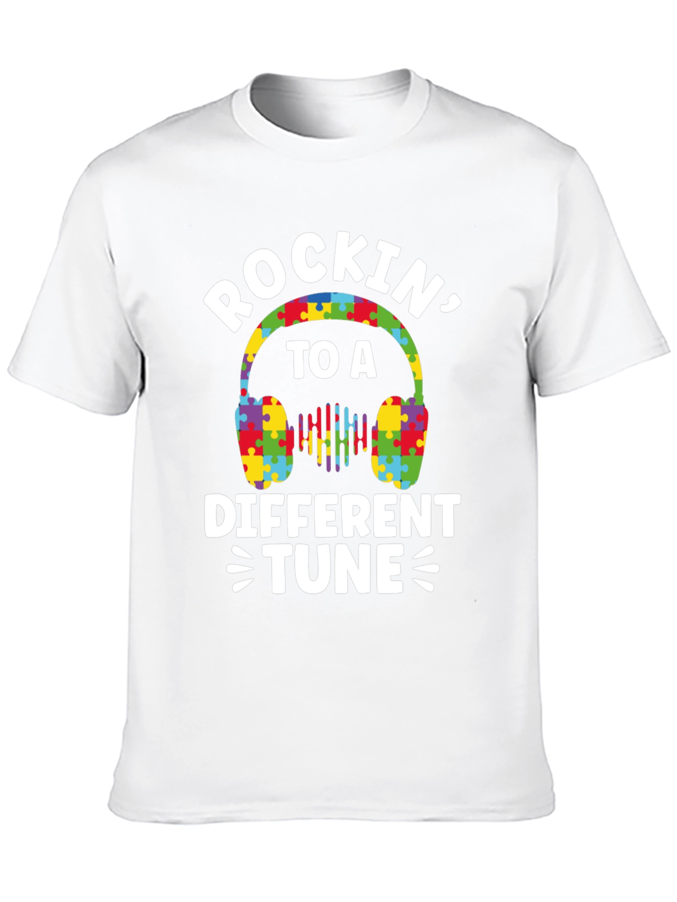 Rockin to a Different Tune Autism Awareness T-Shirt