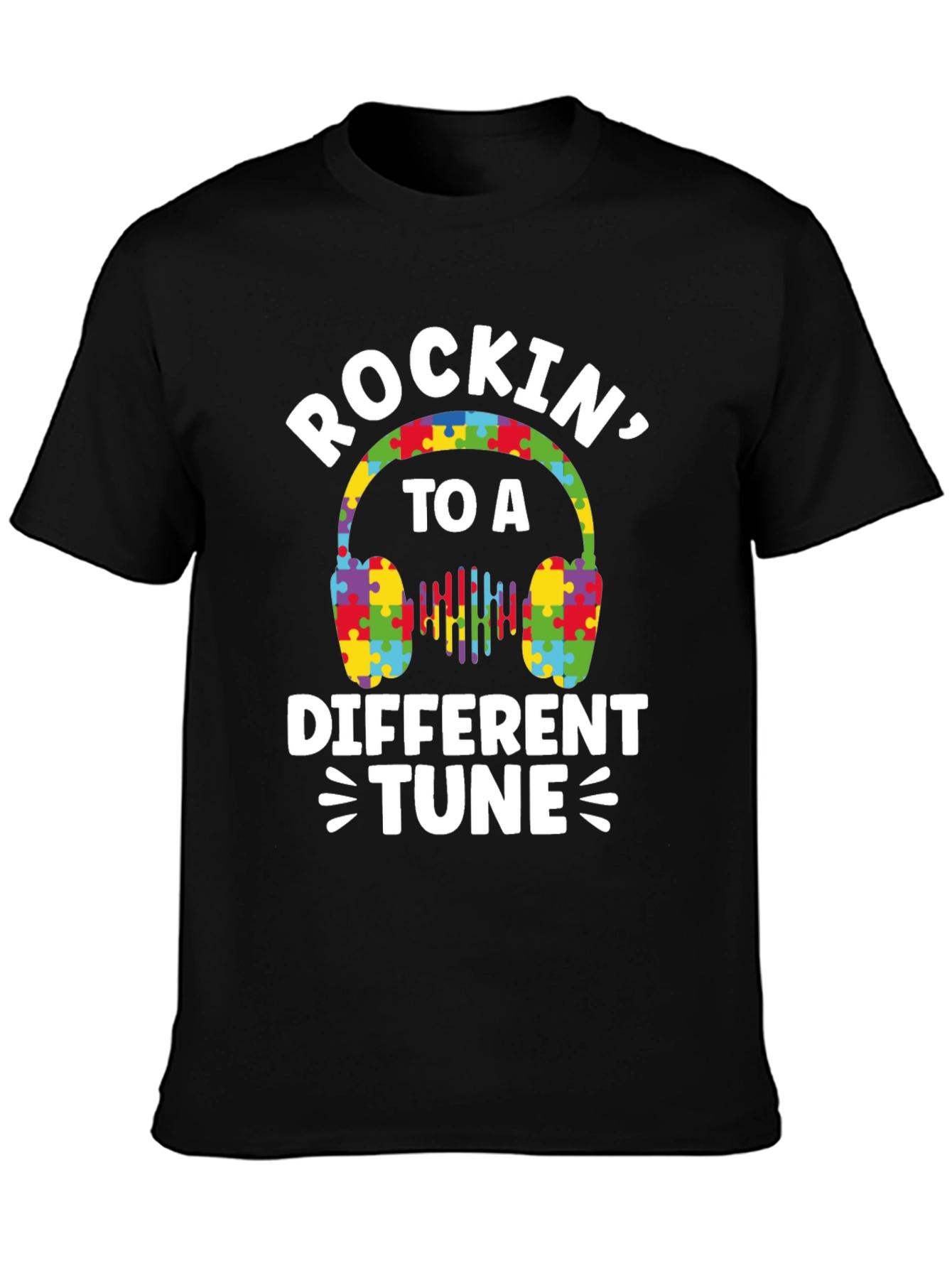 Rockin to a Different Tune Autism Awareness T-Shirt