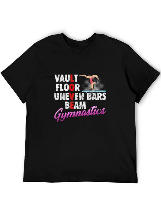Gymnastics T-Shirt Vault Floor Beam Uneven Bars