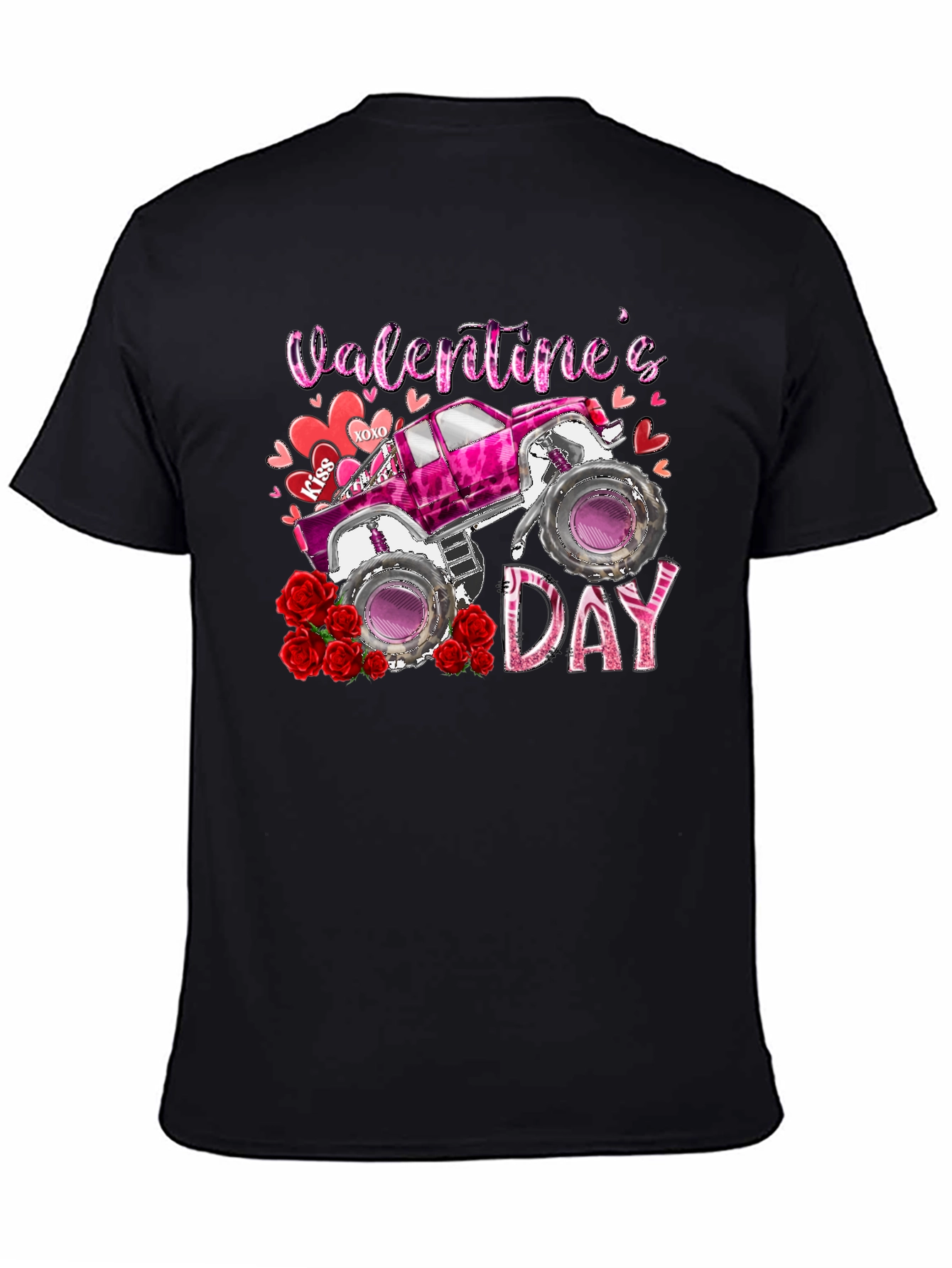 Valentines Day Monster Truck T-Shirt