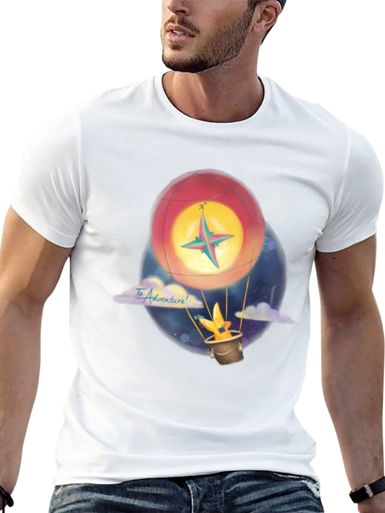 Adventure Hot Air Balloon Graphic Tee