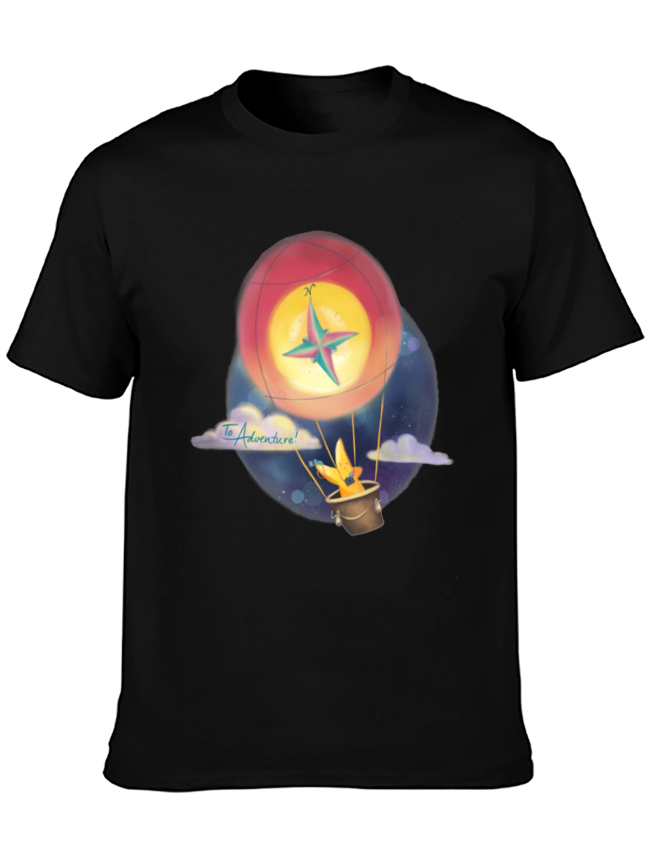 Adventure Hot Air Balloon Graphic Tee