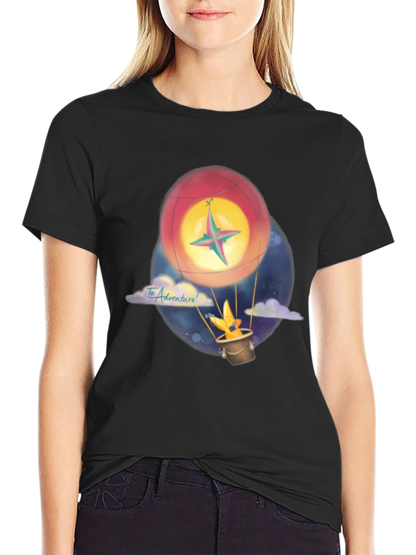 Adventure Hot Air Balloon Graphic Tee