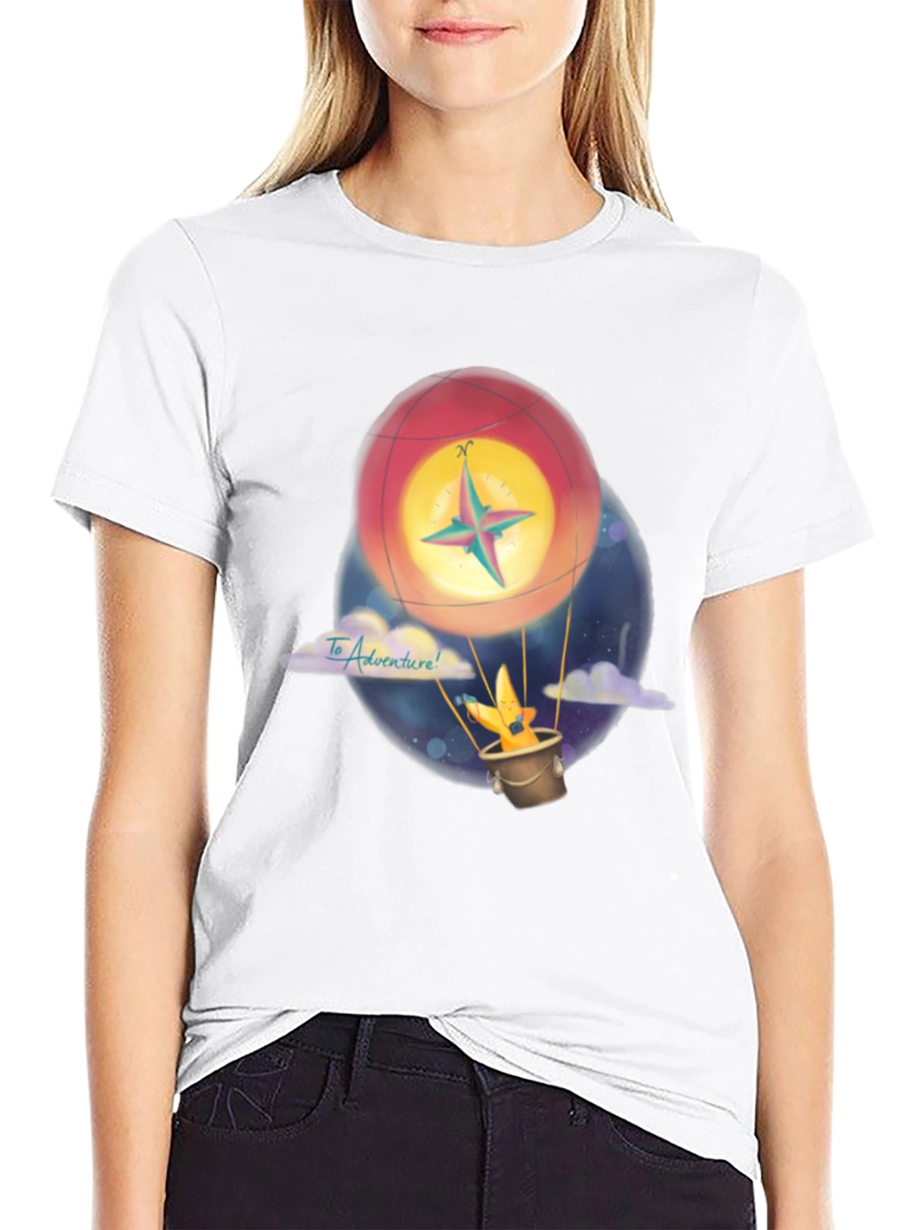 Adventure Hot Air Balloon Graphic Tee