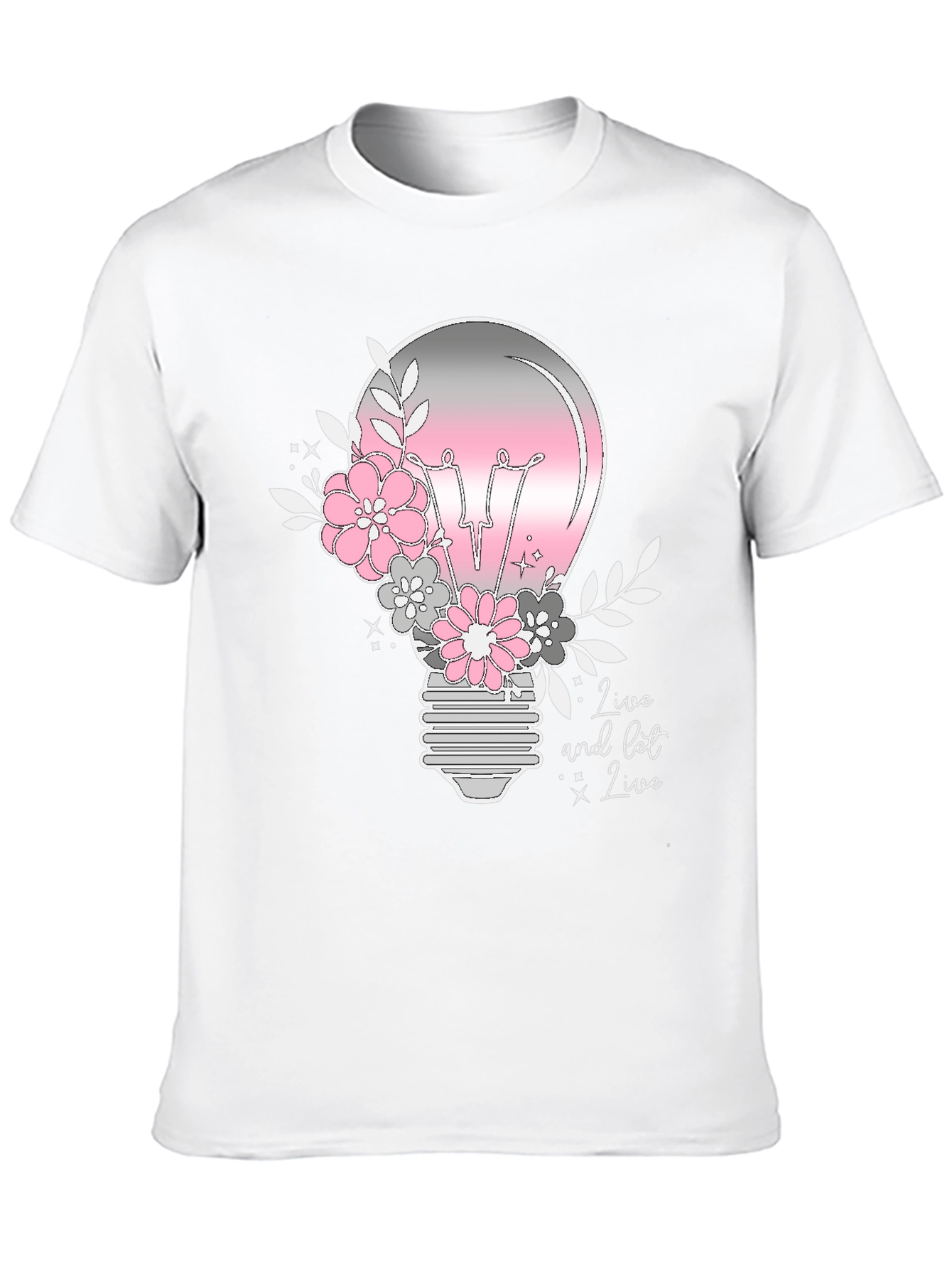 Floral Light Bulb Graphic Tee