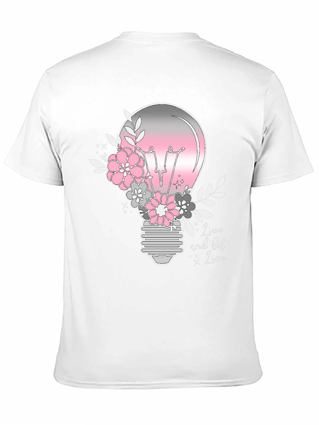 Floral Light Bulb Graphic Tee