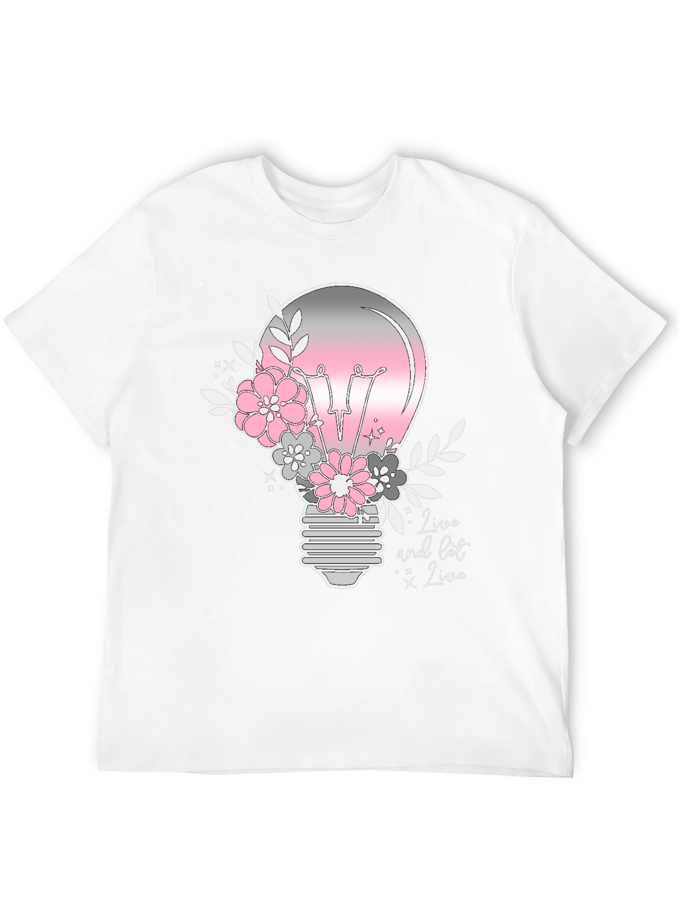 Floral Light Bulb Graphic Tee