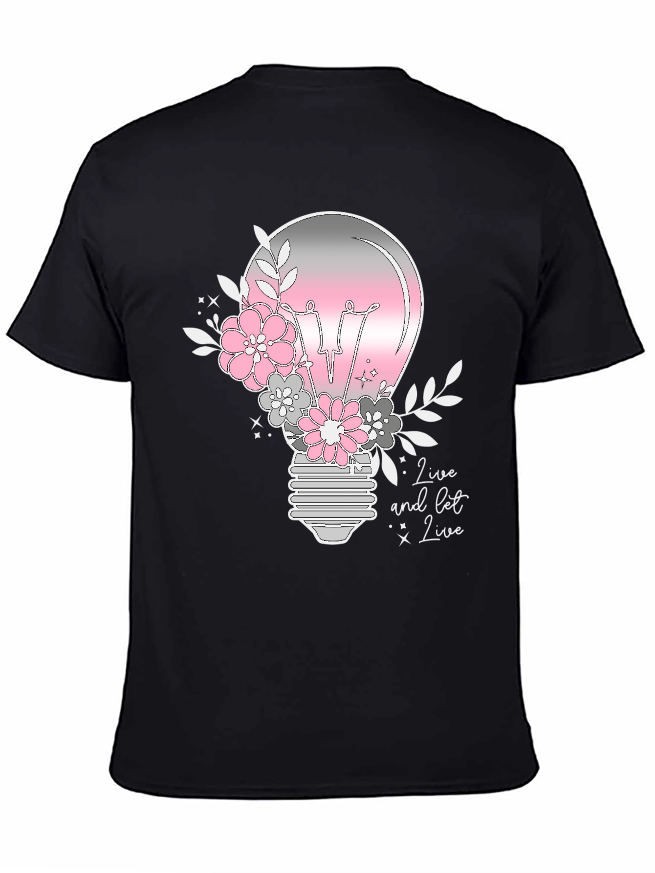 Floral Light Bulb Graphic Tee