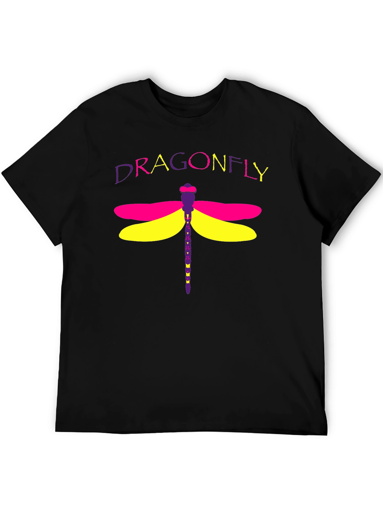 Dragonfly Graphic Tee - Stylish Cotton Blend T-Shirt