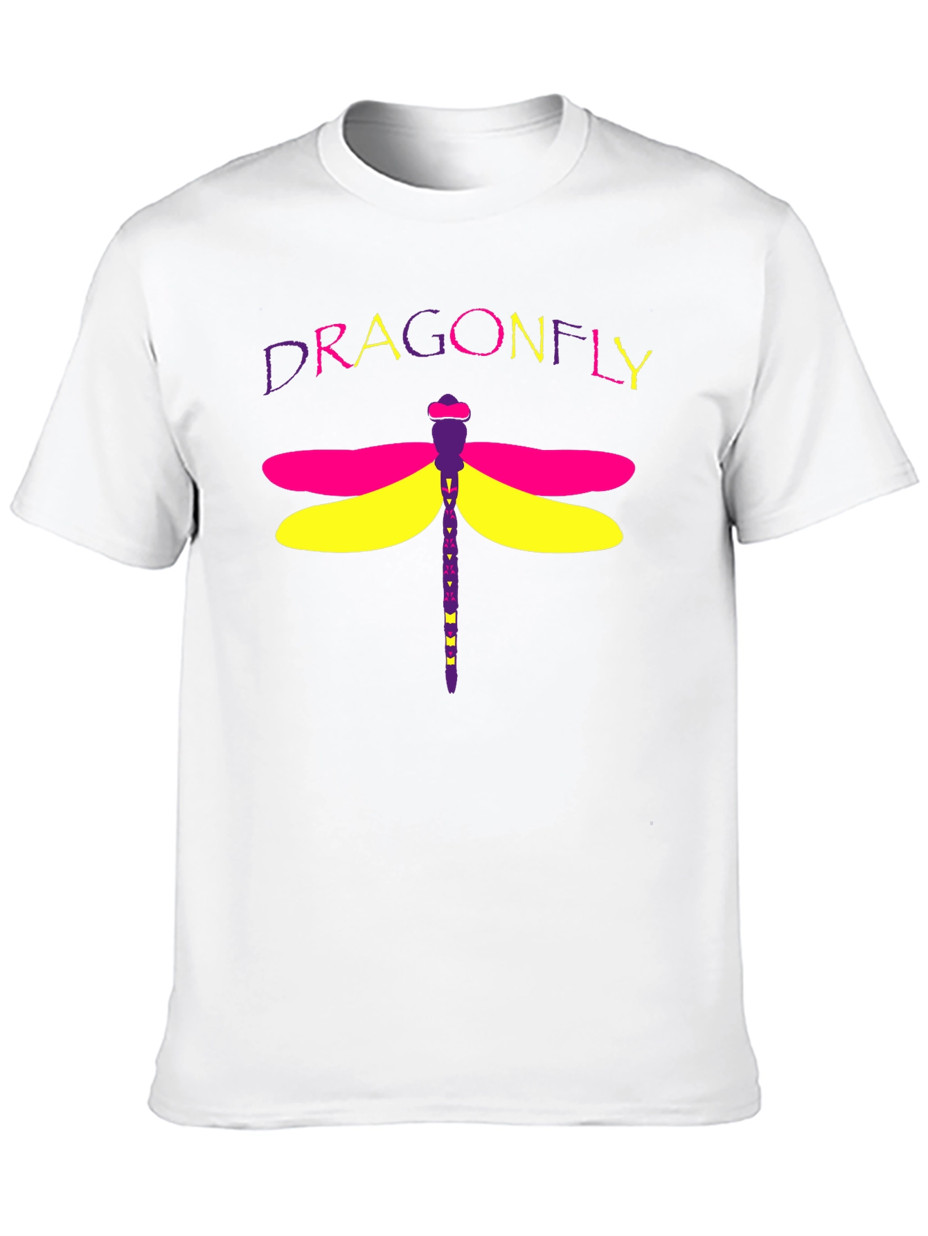 Dragonfly Graphic Tee - Stylish Cotton Blend T-Shirt