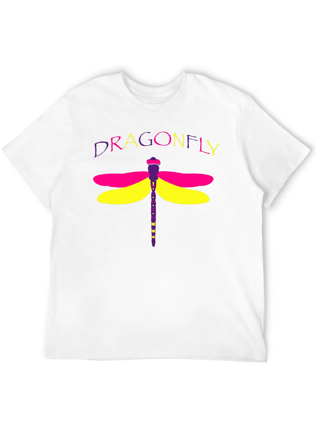 Dragonfly Graphic Tee - Stylish Cotton Blend T-Shirt