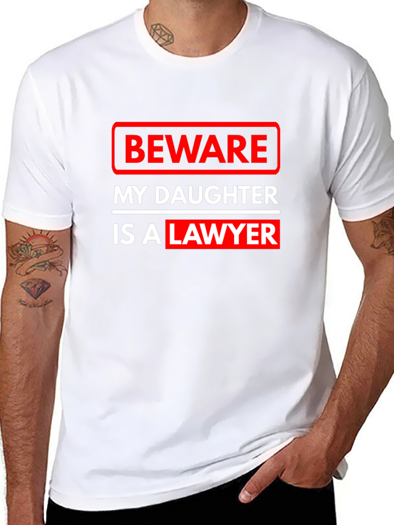 Beware My Daughter Is A Lawyer T-Shirt