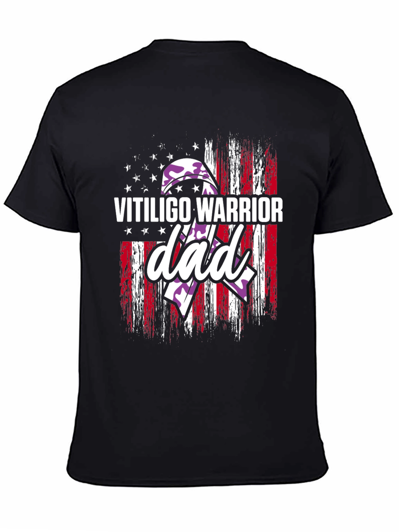 Vitiligo Warrior Dad T-Shirt