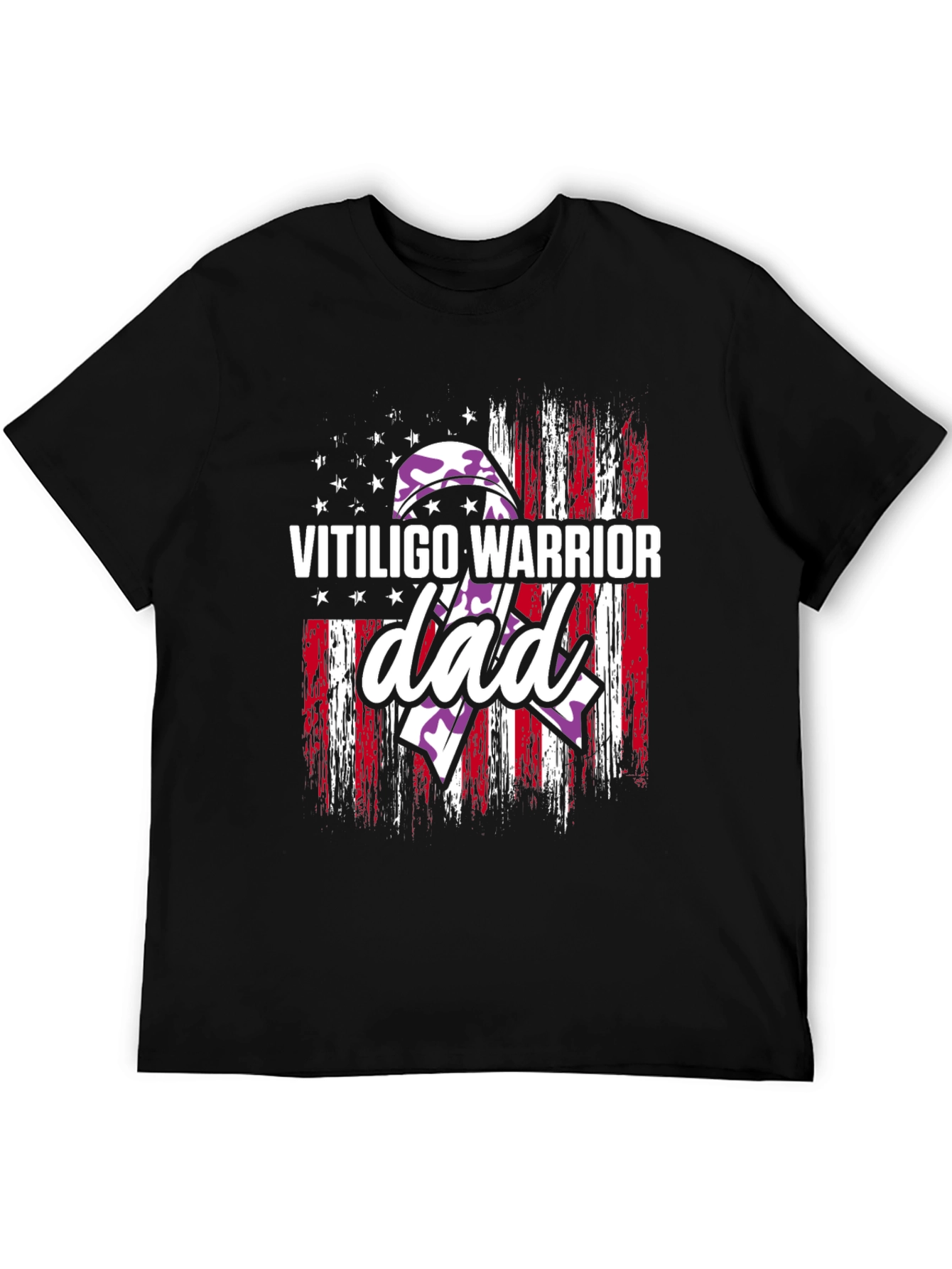 Vitiligo Warrior Dad T-Shirt