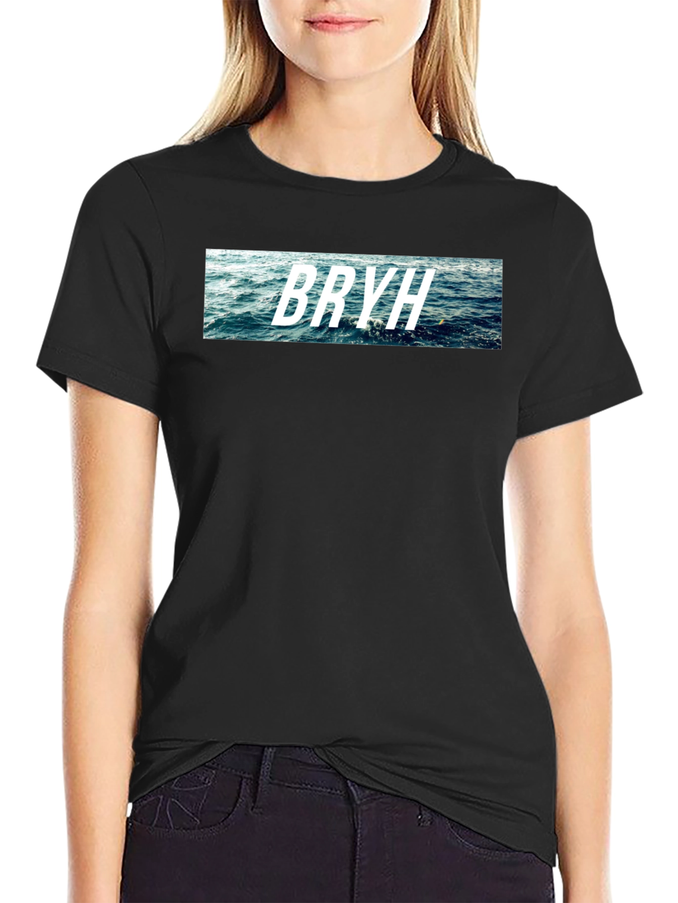 BRYH Ocean Graphic Black T-Shirt