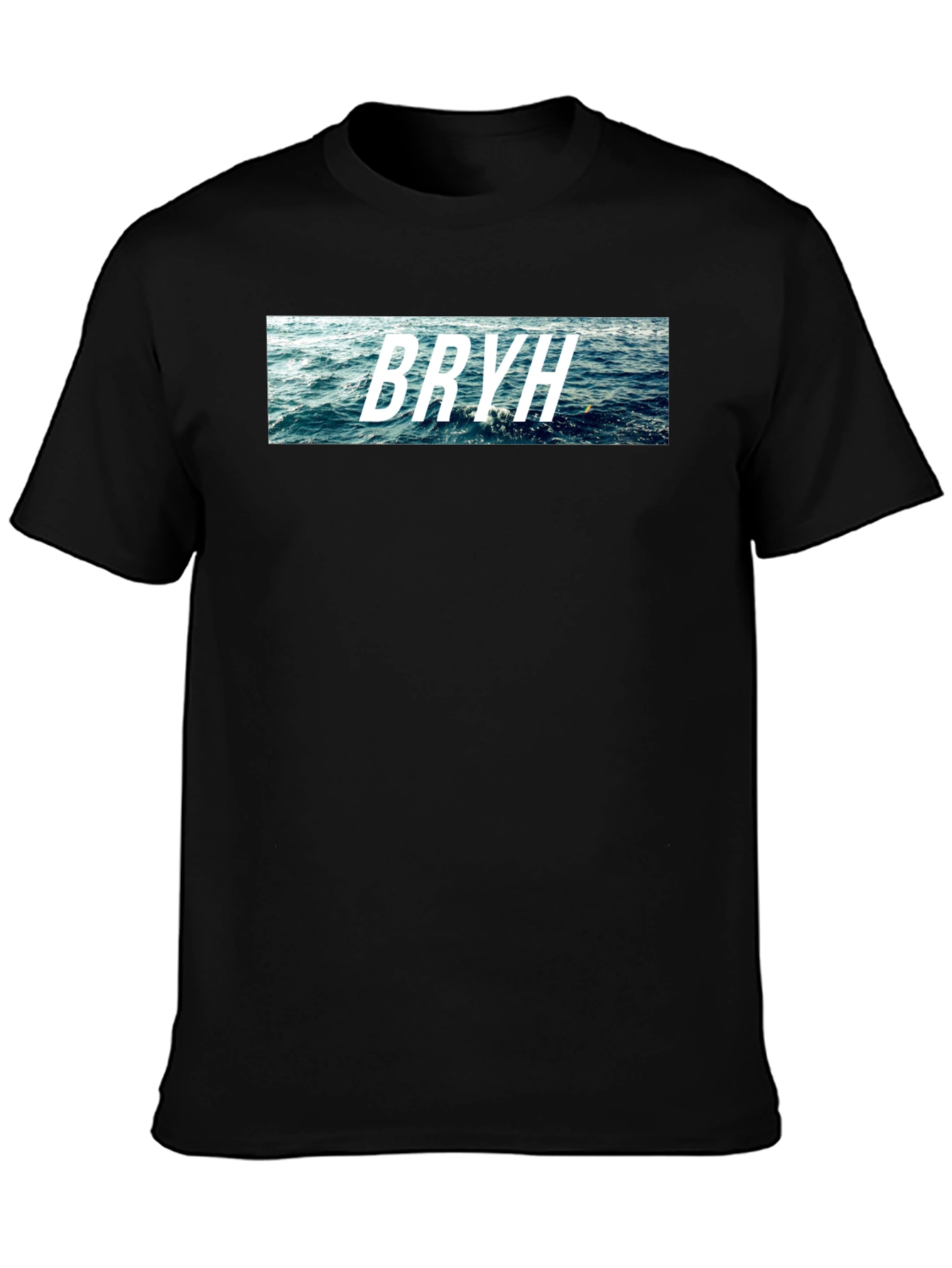 BRYH Ocean Graphic Black T-Shirt