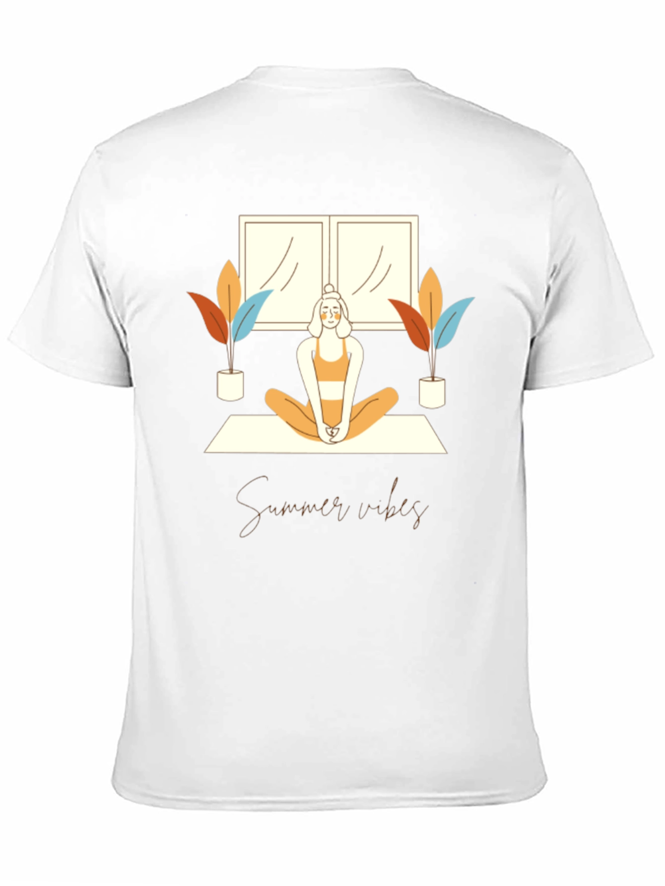 Summer Vibes Yoga Graphic Tee