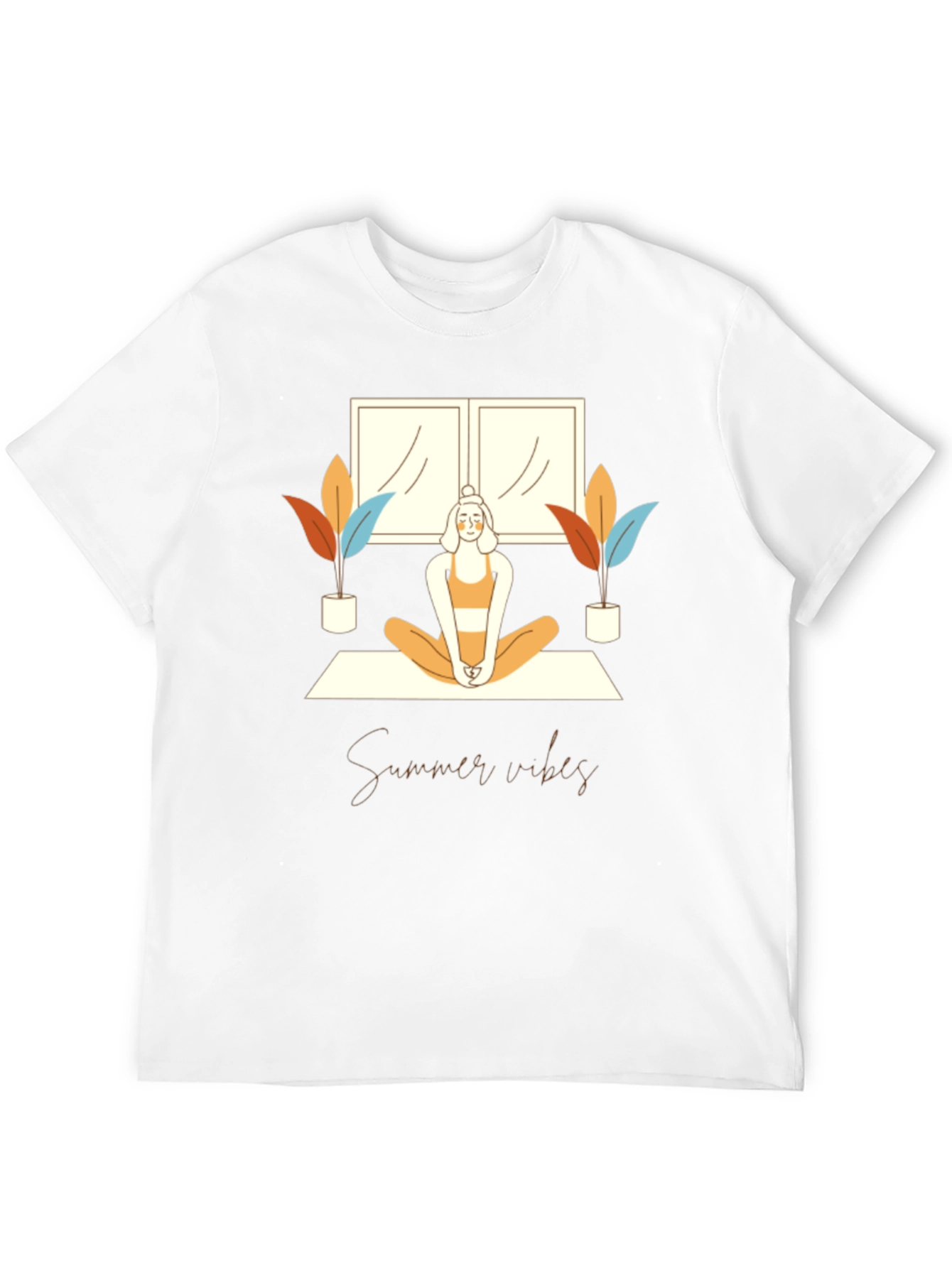 Summer Vibes Yoga Graphic Tee