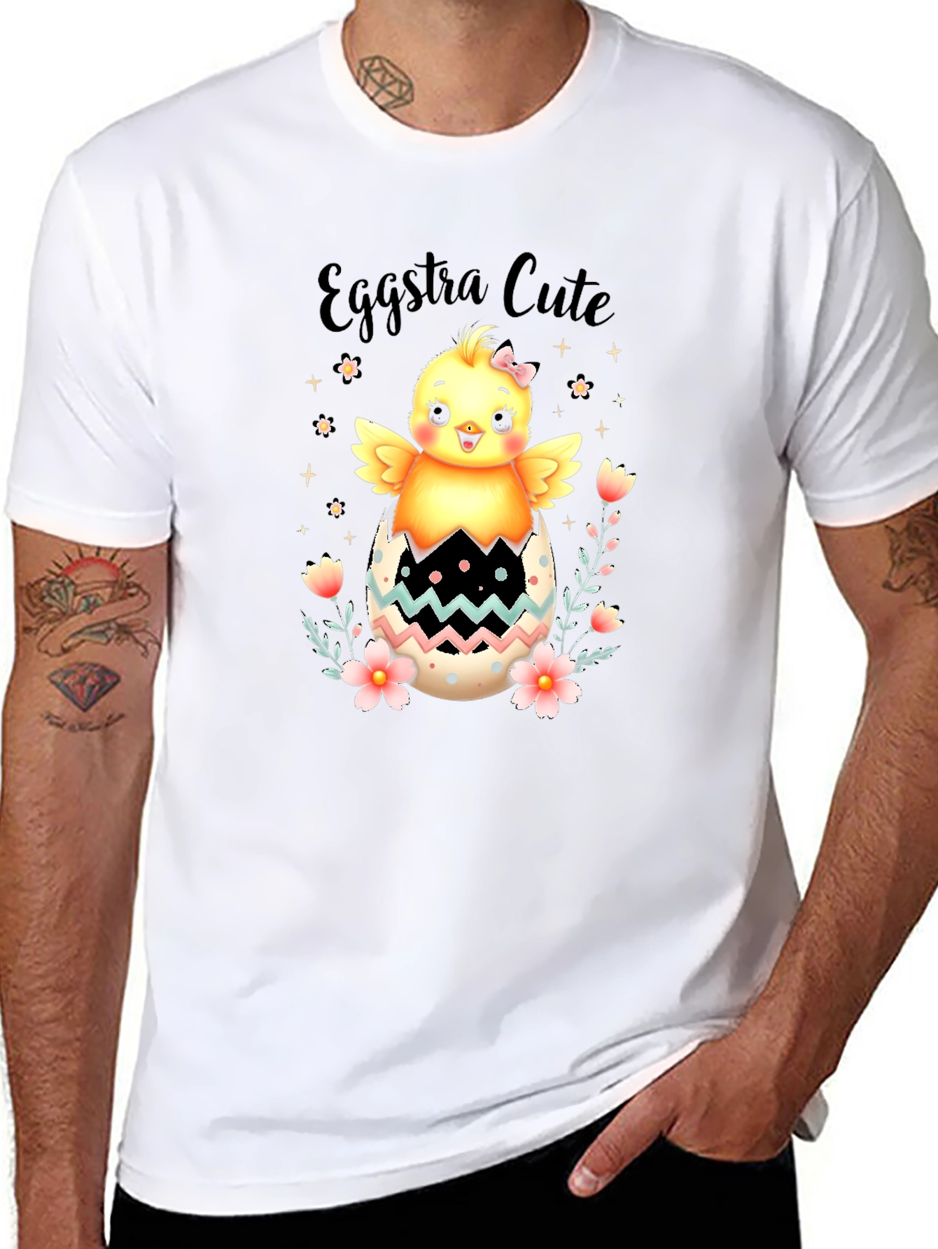 Eggstra Cute Easter Chick T-Shirt