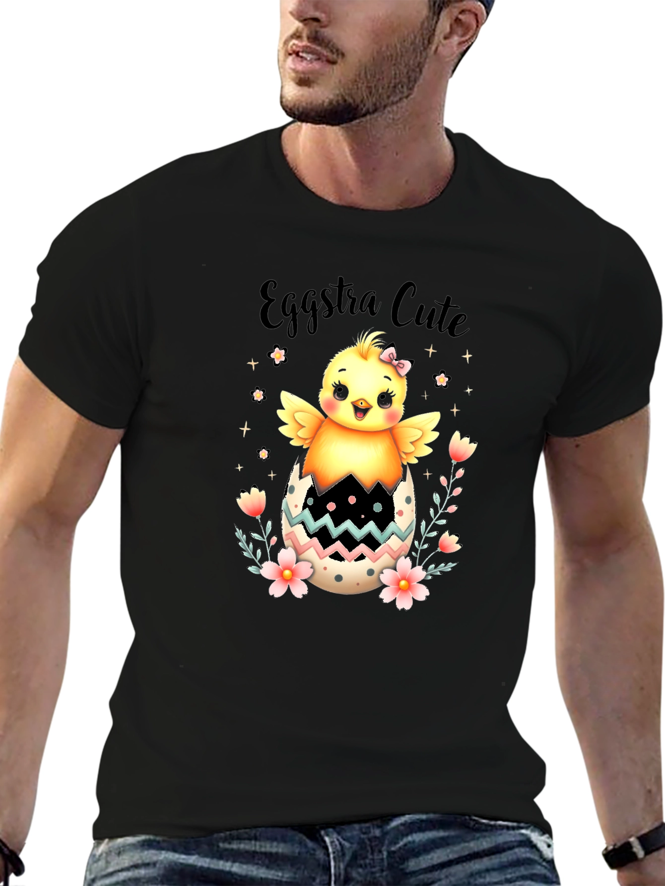 Eggstra Cute Easter Chick T-Shirt