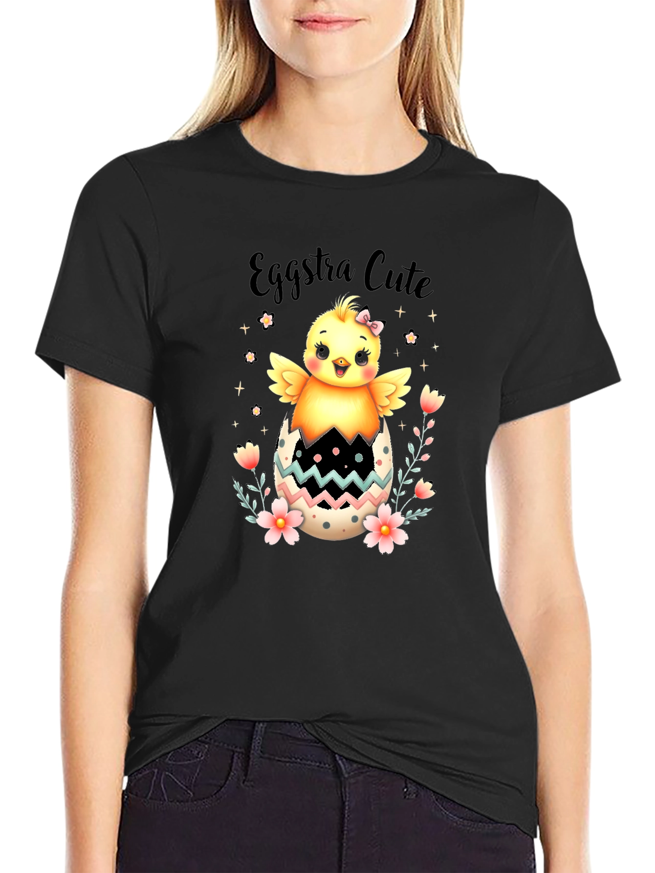 Eggstra Cute Easter Chick T-Shirt