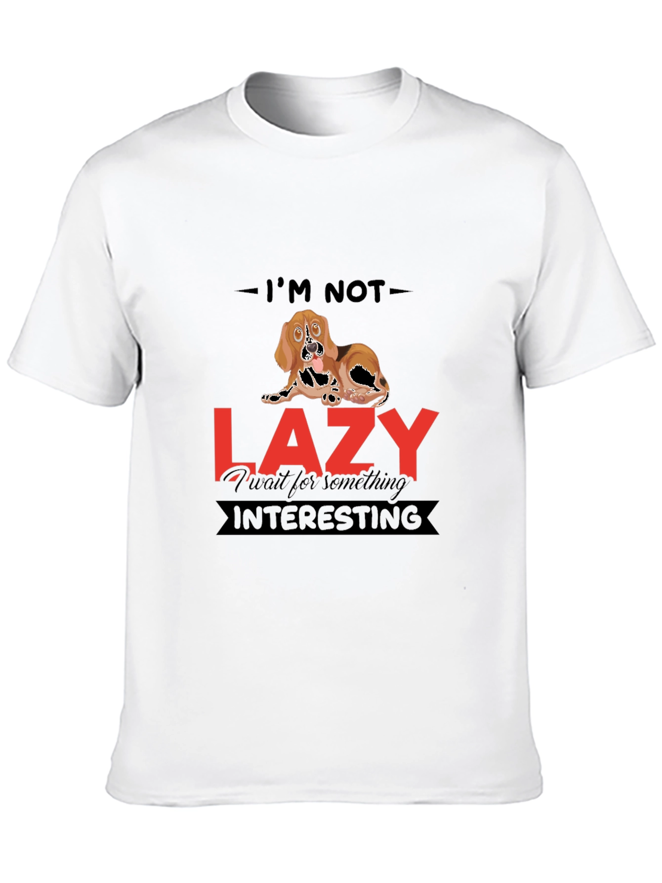 Funny Dog Lazy T-Shirt