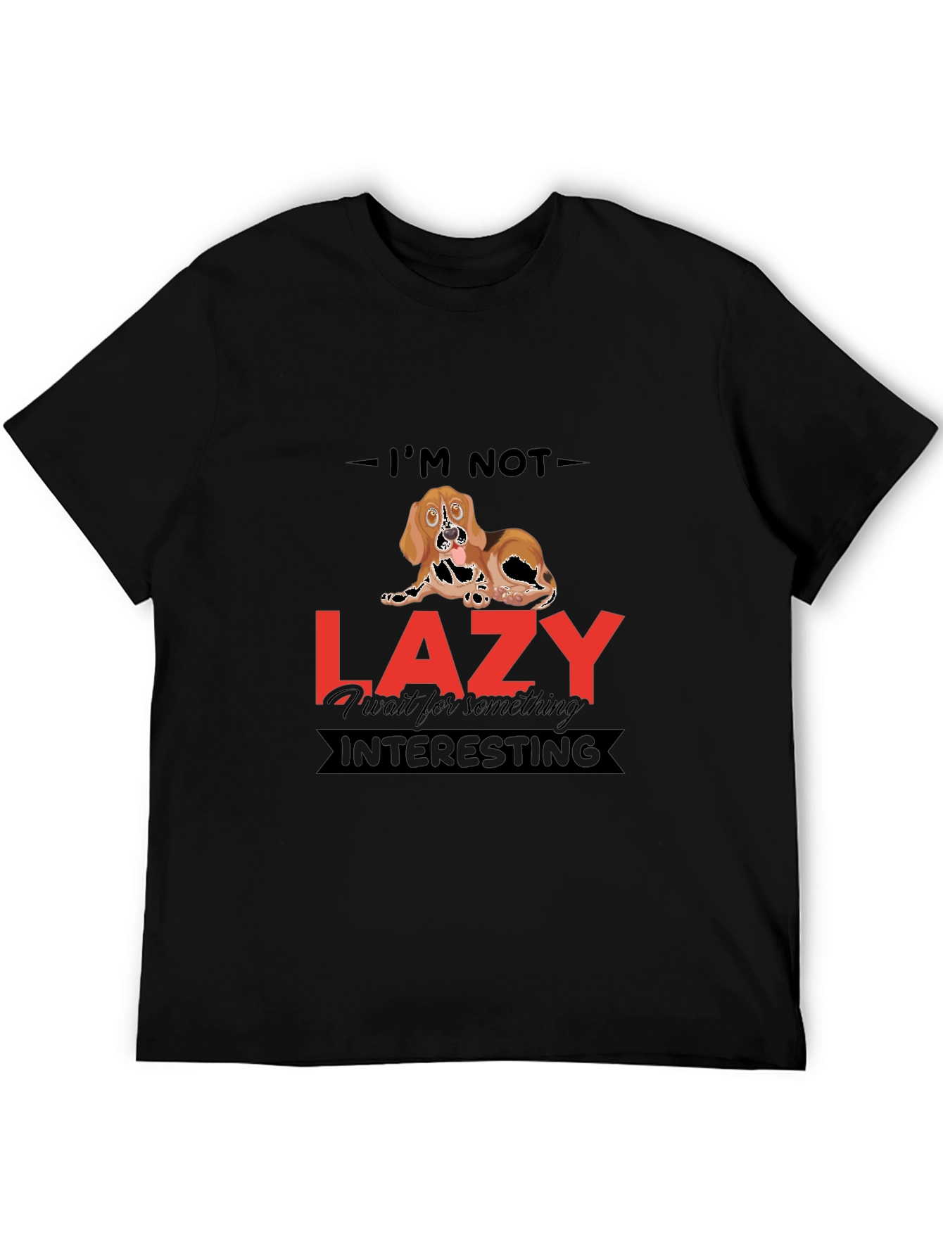 Funny Dog Lazy T-Shirt