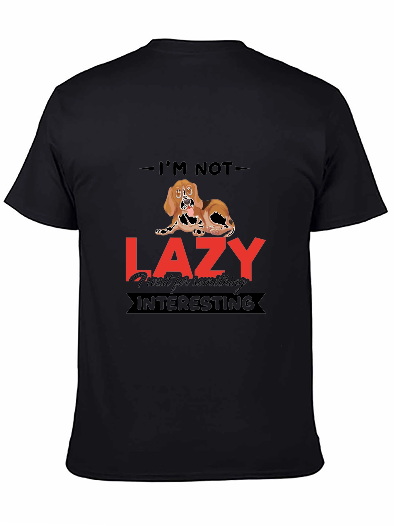 Funny Dog Lazy T-Shirt