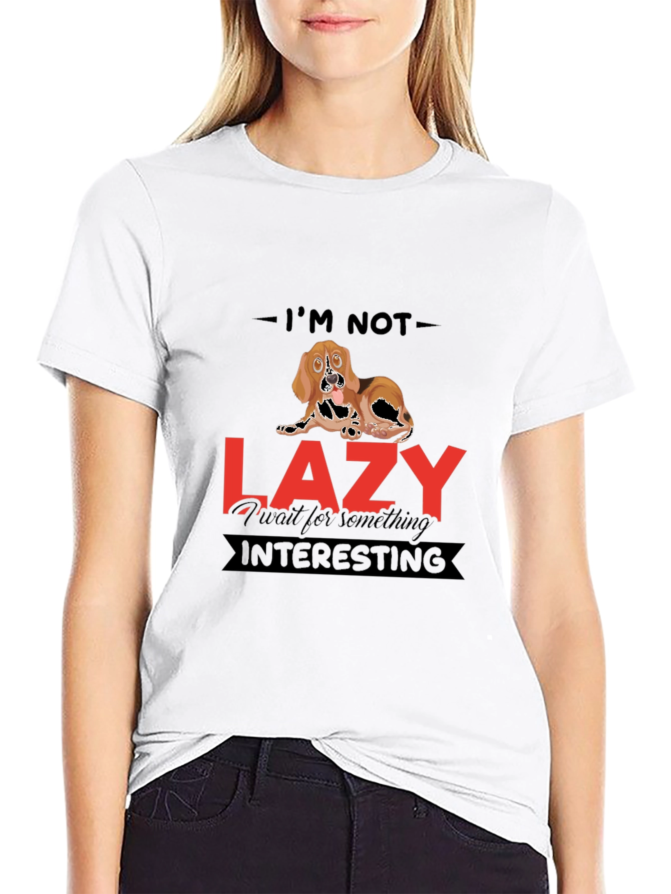 Funny Dog Lazy T-Shirt