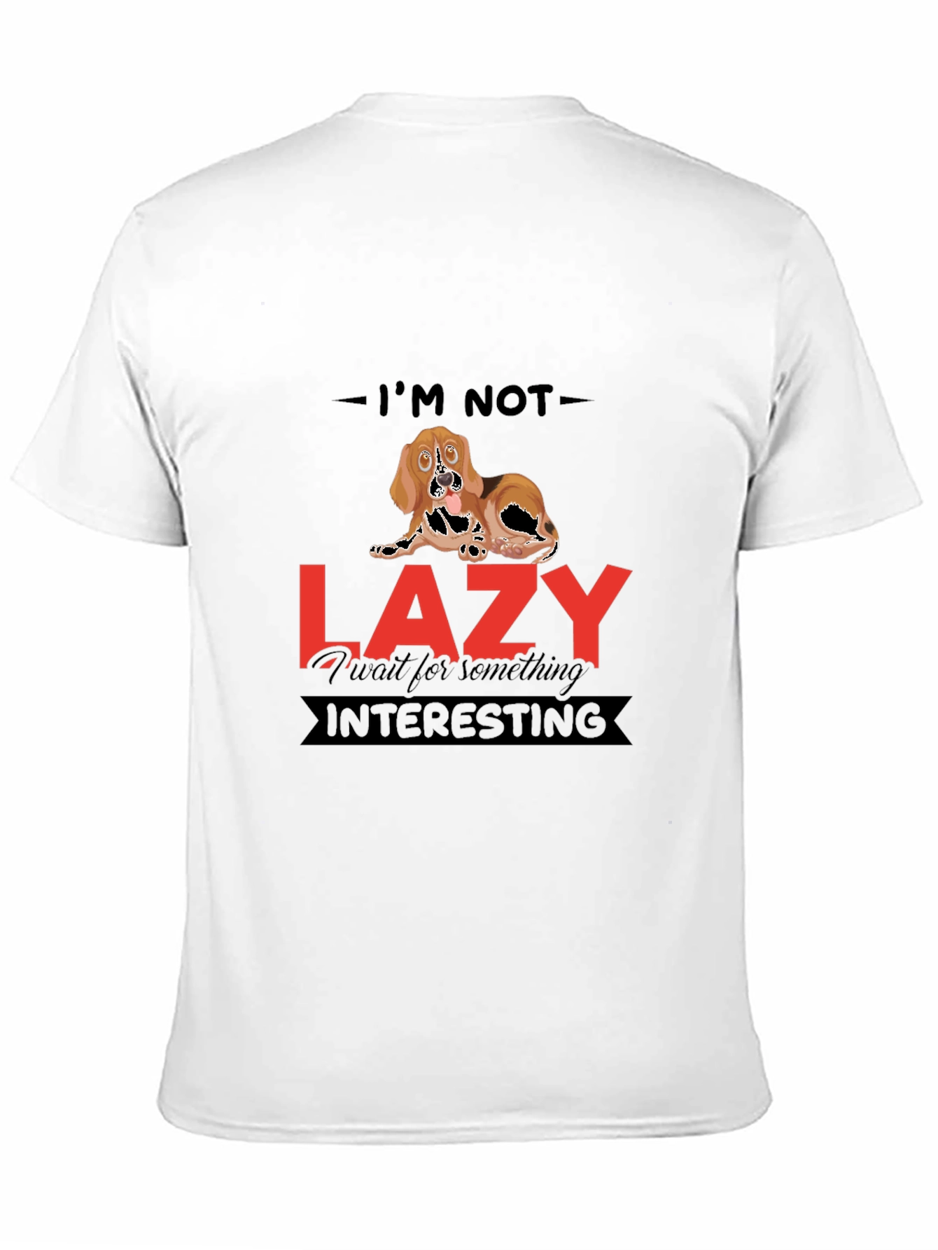 Funny Dog Lazy T-Shirt