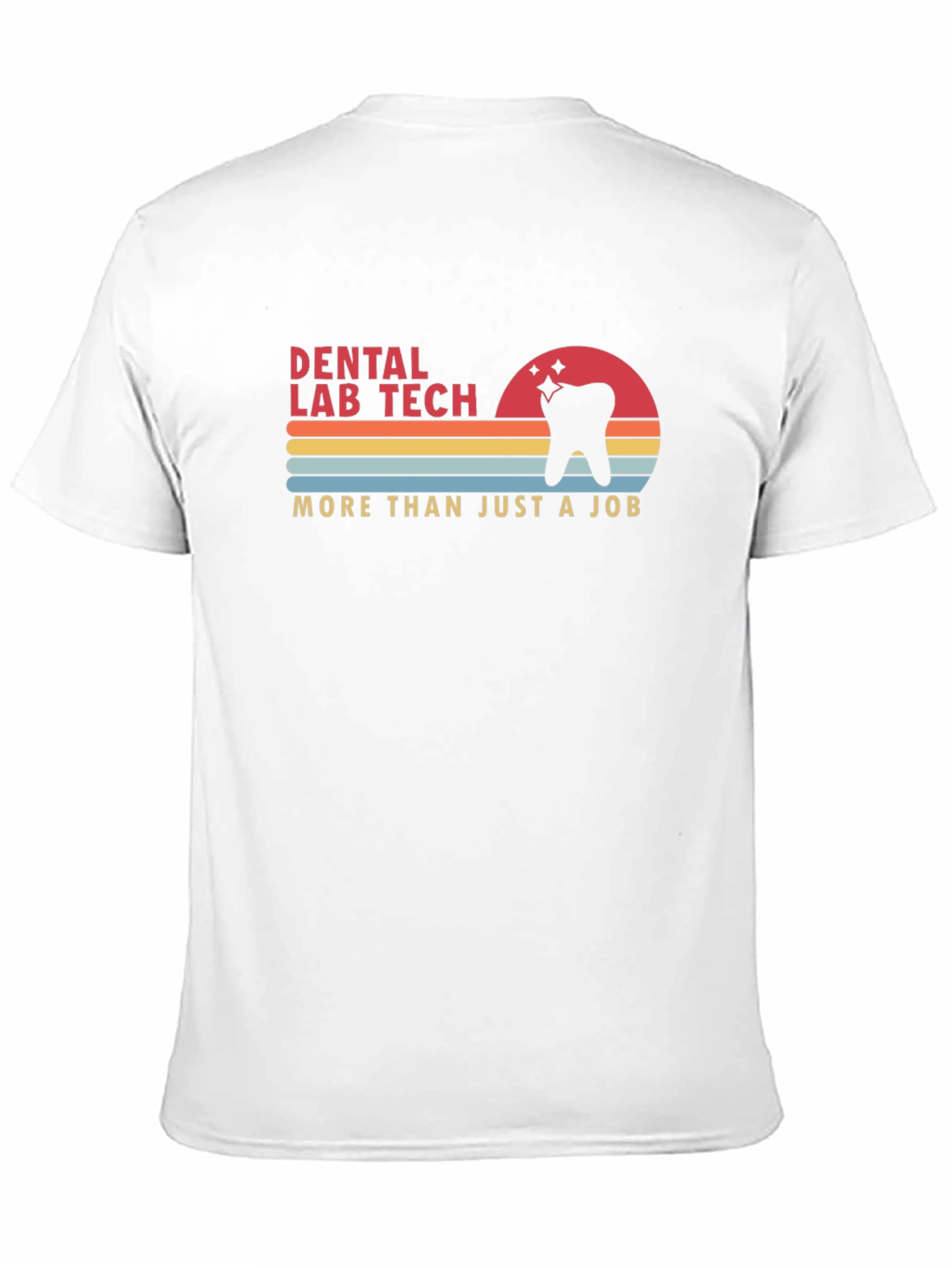 Dental Lab Tech T-Shirt Retro Design Comfortable Fit