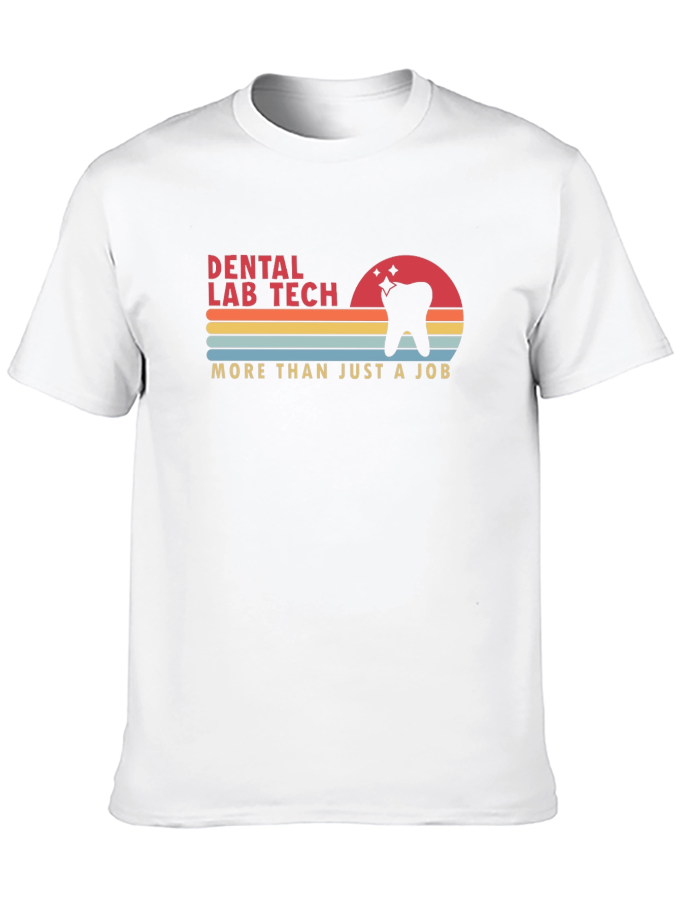 Dental Lab Tech T-Shirt Retro Design Comfortable Fit