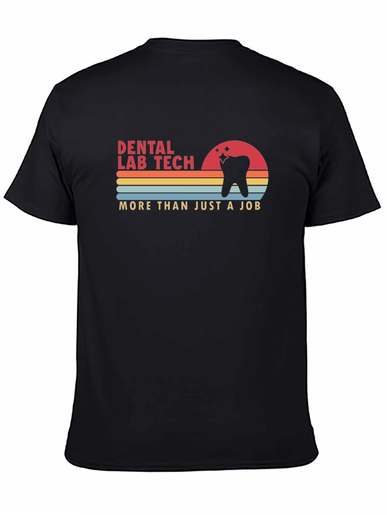 Dental Lab Tech T-Shirt Retro Design Comfortable Fit