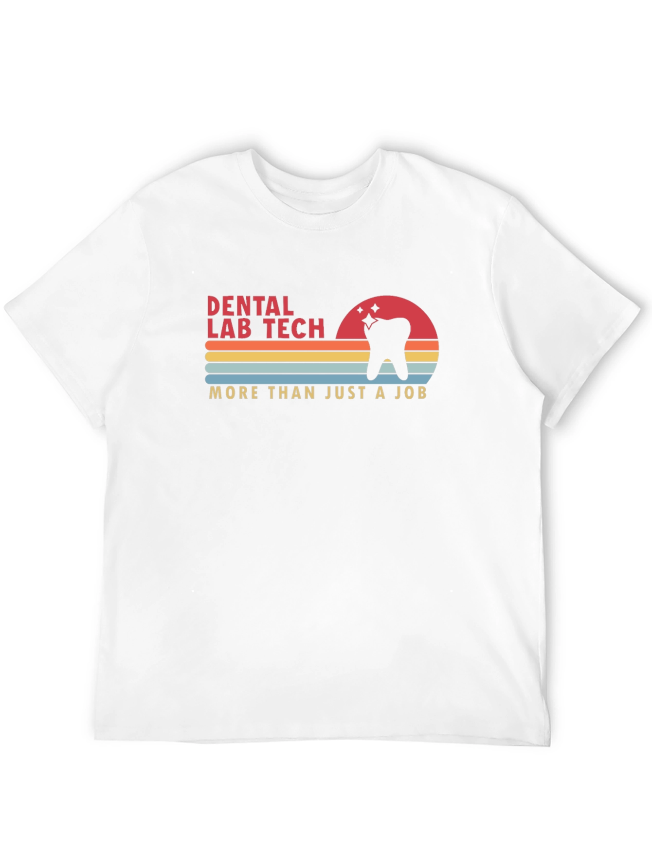 Dental Lab Tech T-Shirt Retro Design Comfortable Fit