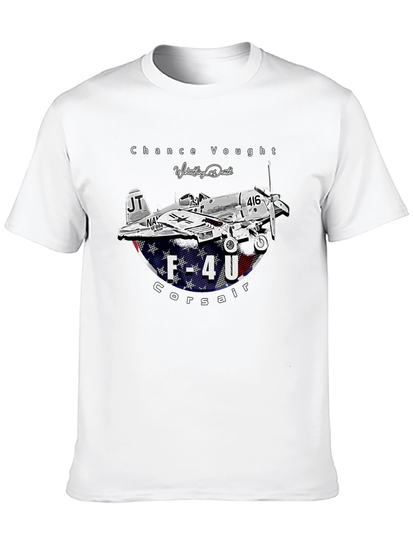 F-4U Corsair Whistling Death Graphic T-Shirt