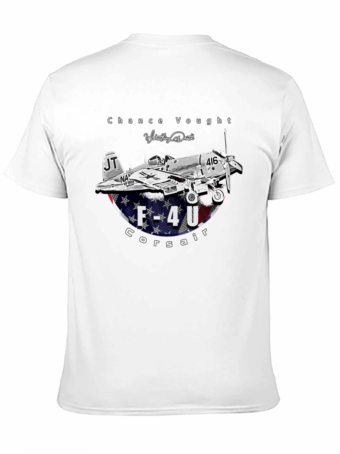 F-4U Corsair Whistling Death Graphic T-Shirt