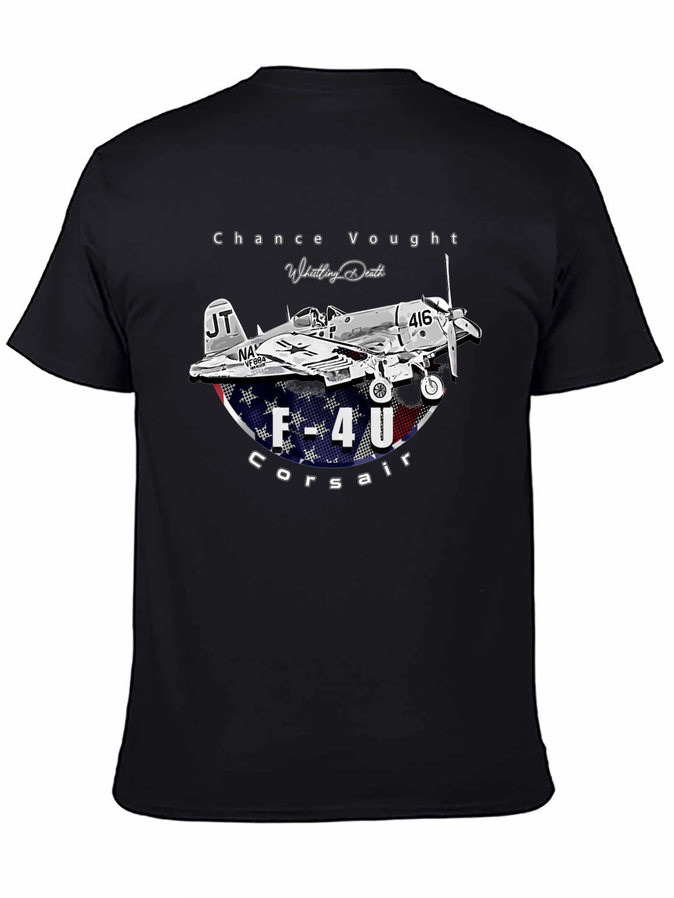 F-4U Corsair Whistling Death Graphic T-Shirt